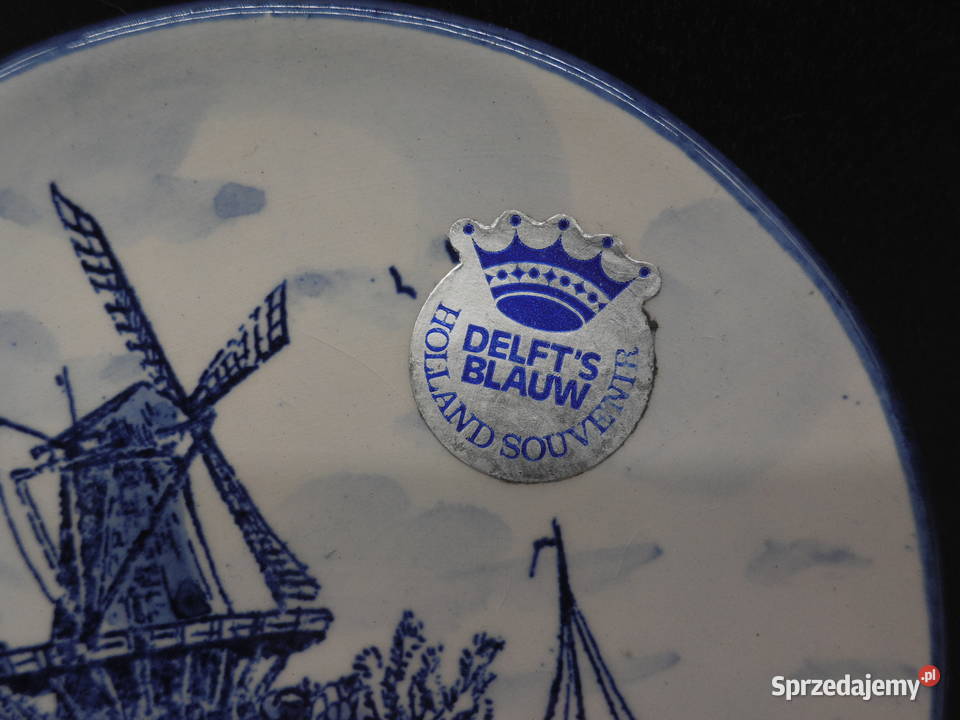 Miniaturowy talerzyk dekoracyjny DELFT BLAUW Raszków