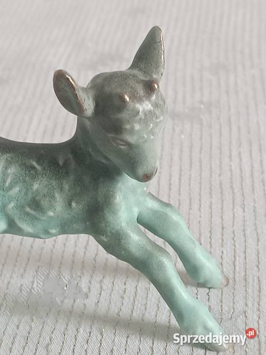 Piękny porcelanowy jelonek Gorlice