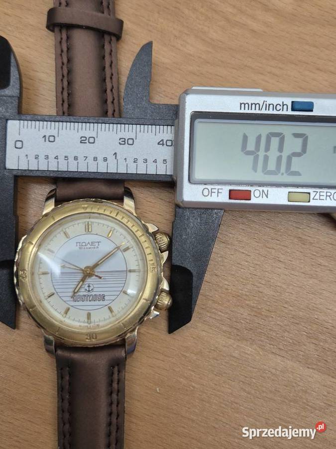 Radziecki mechaniczny zegarek Poljot Nautilus z Męskie