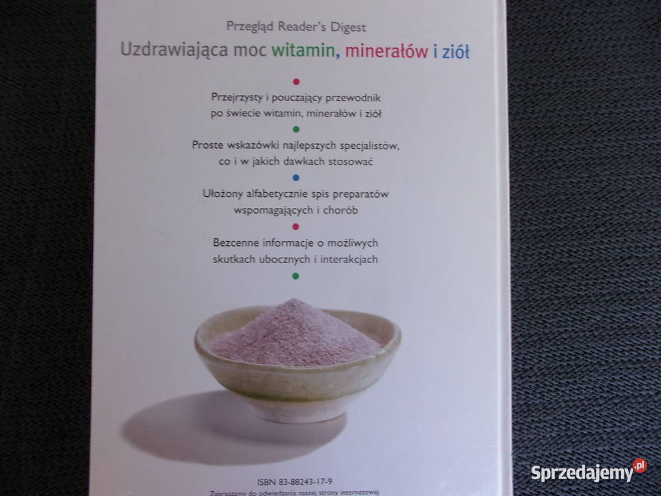 Uzdrawiająca moc witamin minerałów i ziół Nowa Warszawa sprzedam