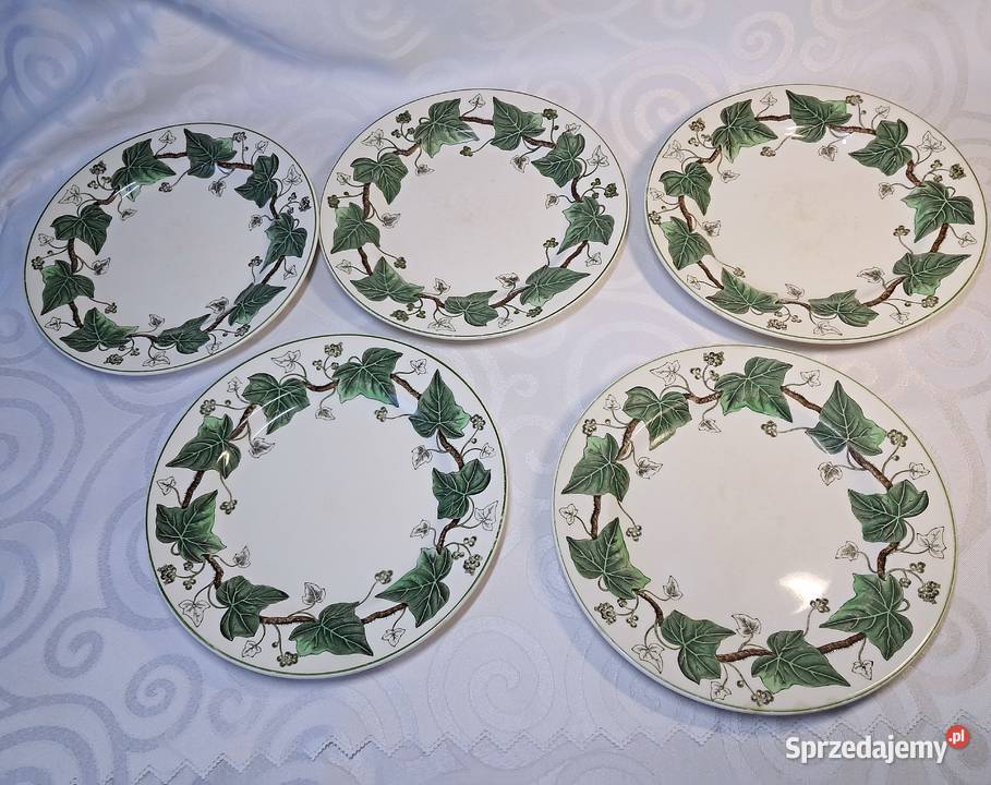 Komplet 5 oryginalnych talerzy Wedgwood Napoleon lubuskie Strzelce Krajeńskie