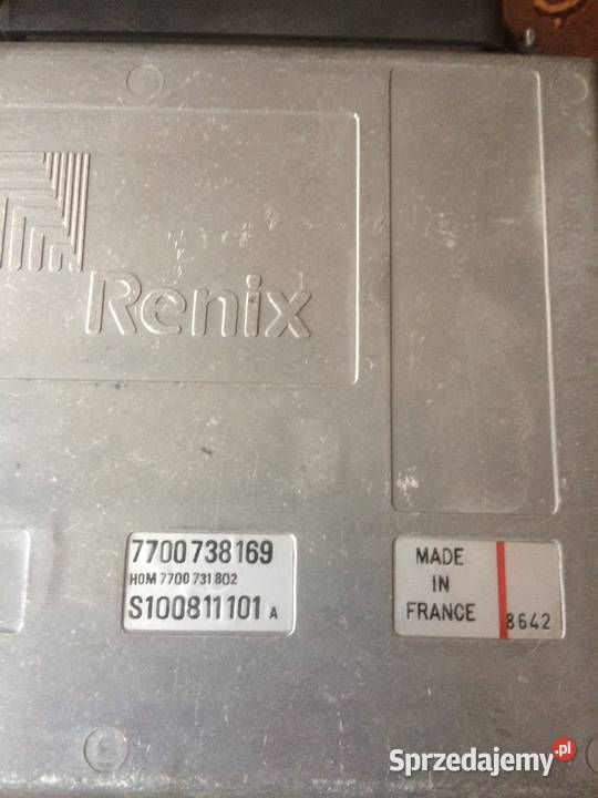 KOMPUTER RENAULT 21 RENIX 7700738169 H0M Kutno sprzedam