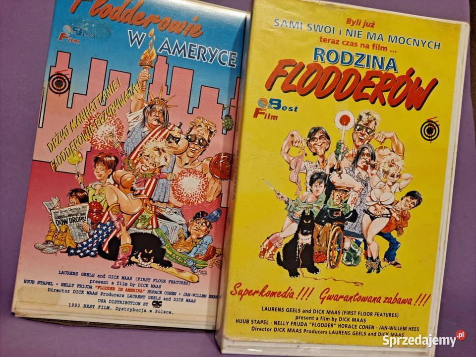 Flodderowie w Ameryce VHS kaseta video Best Film Kraków sprzedam