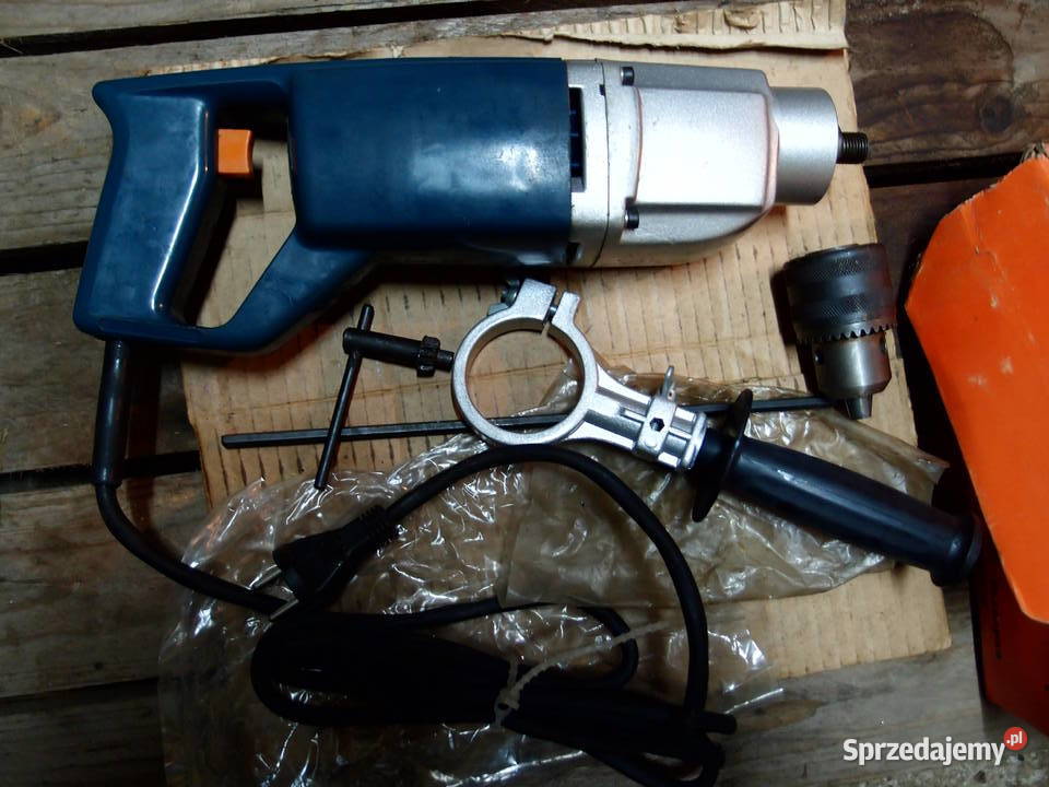 Wiertarka Ręczna Elprom 650W 880obr 2biegi Lata Łódź