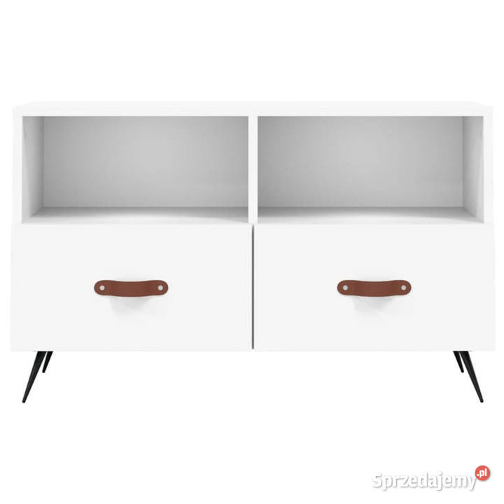 Szafka pod TV biała 80x36x50 materiał Warszawa