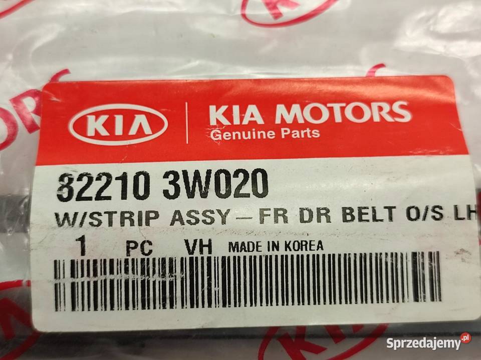 LISTWA DRZWI LEWY PRZÓD KIA SPORTAGE III