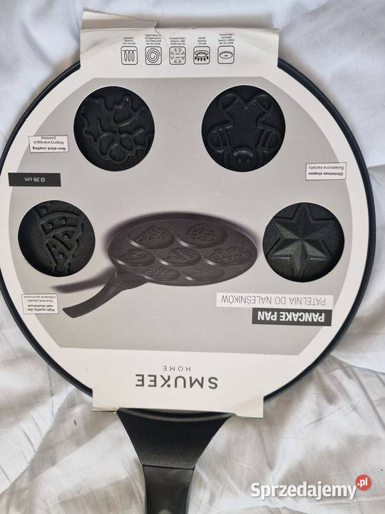 NOWA Patelnia świąteczna do naleśnikówpancakes czarny Wrocław sprzedam