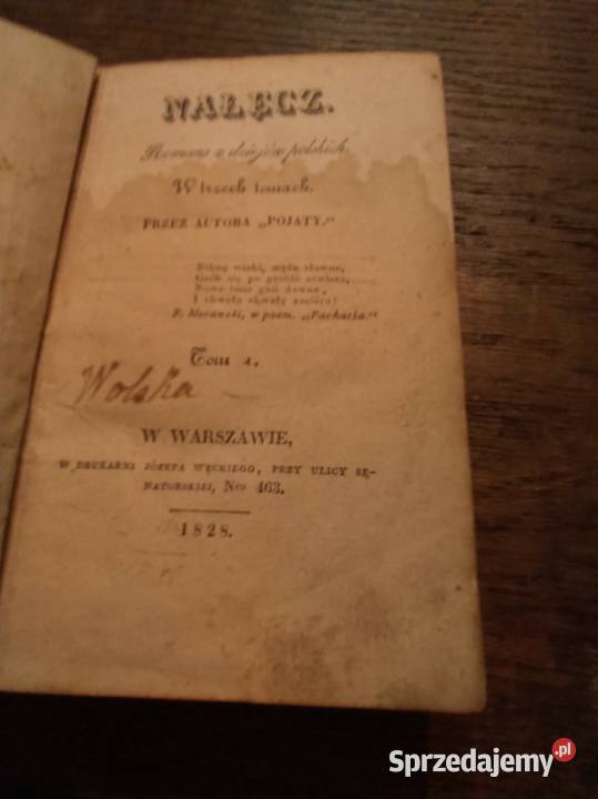 Nałęcz romans dziejów polskich Warszawa