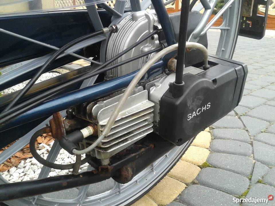 ROWER SPARTA Z SILNIKIEM SPALINOWYM SACHS CZĘŚCI Sośninka