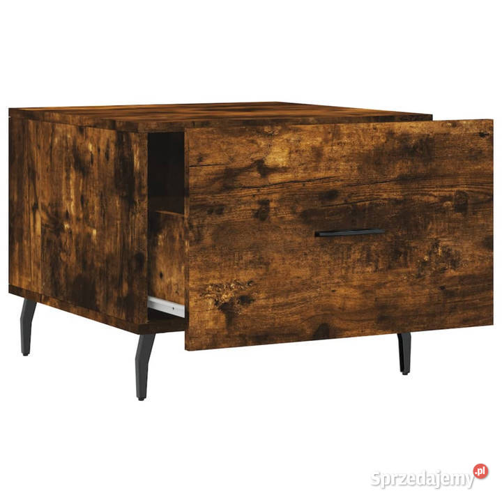 Stolik kawowy przydymiony dąb 50x50x40 WM829438 Warszawa