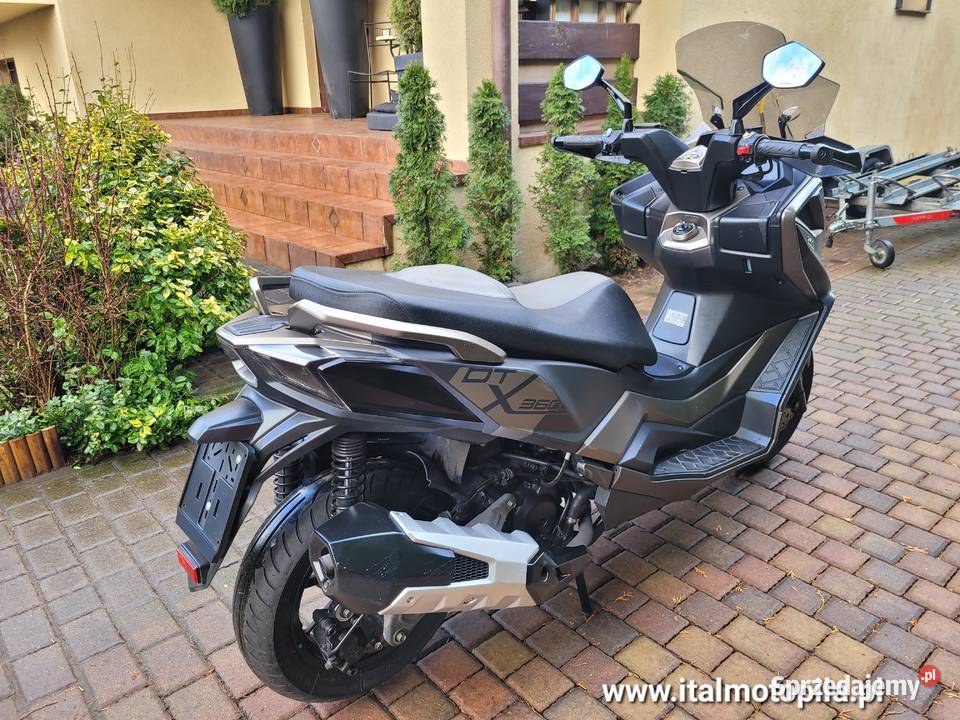 KYMCO DTX 360 ABSTCS 22r italmotopila nieuszkodzony Motoryzacja Piła