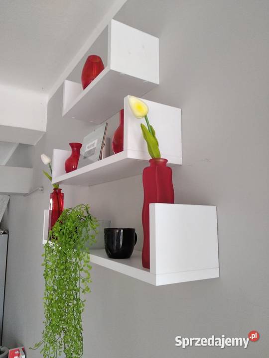 Półki wiszące na zamówienie Szafy, regały, półki