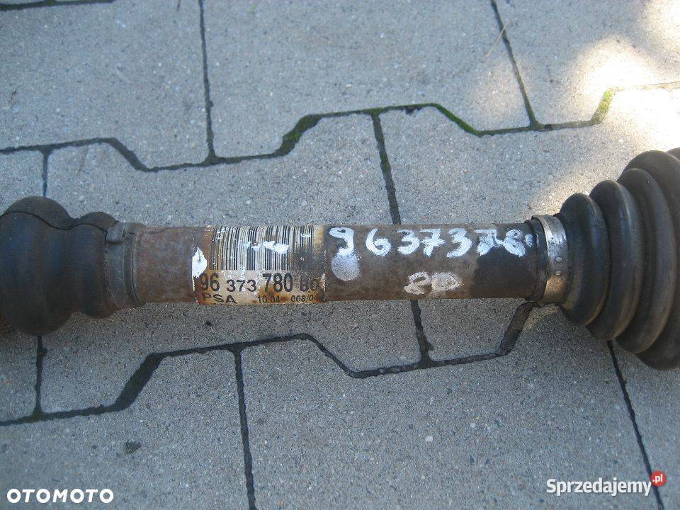 peugeot 307 16 benzyna półośka lewa 9637378080 Półosie