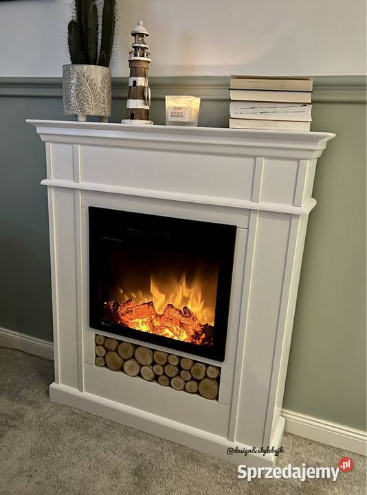 Komienk Flame wkład elektryczny Aflamo drewno