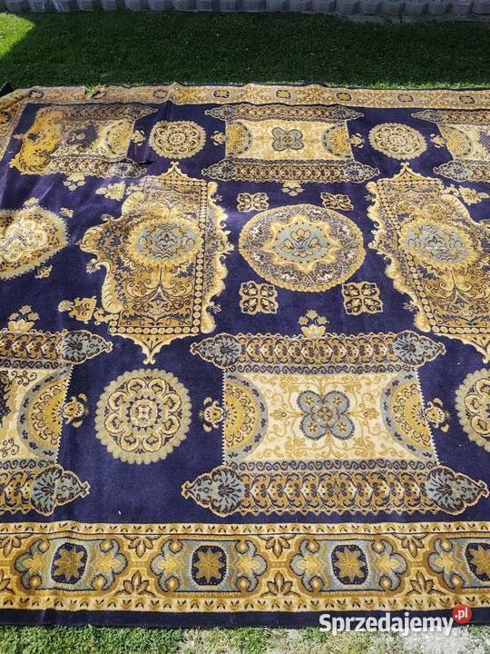 Zabytkowy dywan TEBA Kasak 360x290 wełna antyk
