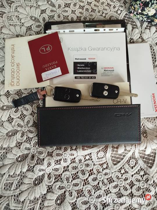 HONDA CRV 4x4 Salon Polska czujnik deszczu Nowy Dwór Mazowiecki