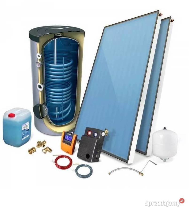 Zestaw solarny STANDARD 20 200L Kolektory Fotowoltaika - kolektory i panele Wałbrzych