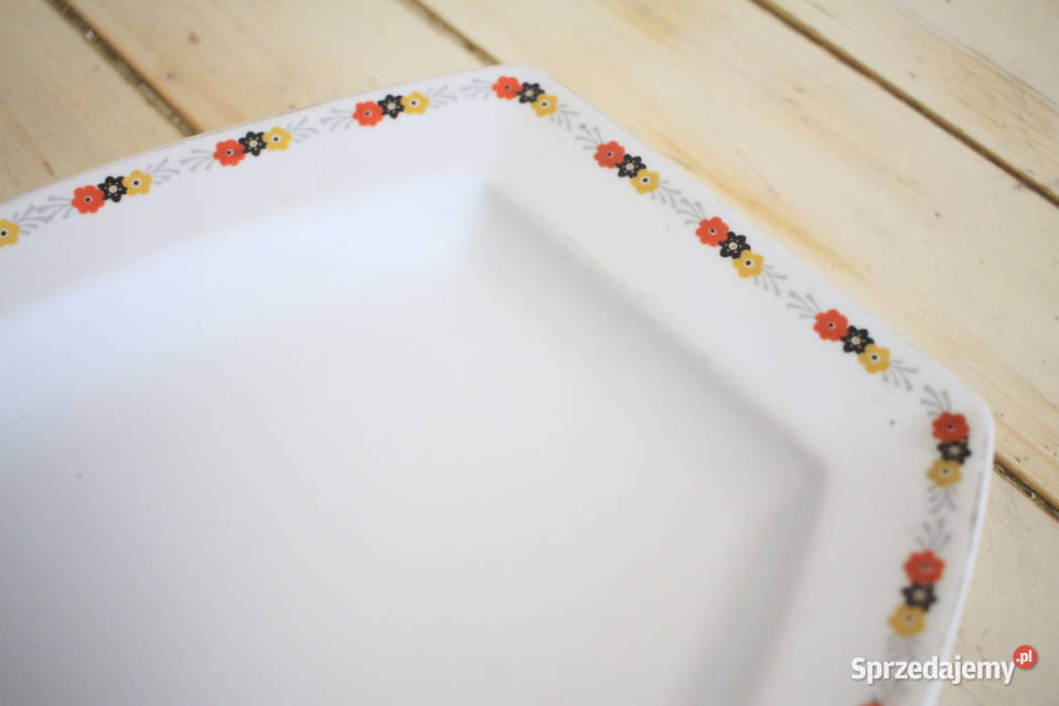 Ćmielów taca porcelanowa PIĘKNA śląskie