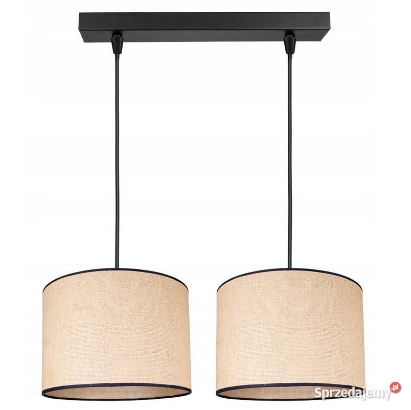 LAMPA WISZĄCA SUFITOWA ŻYRANDOL podwójny BOHO