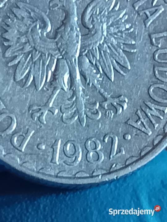 Sprzedam 1 zl 1982 r Cienka data Chełm