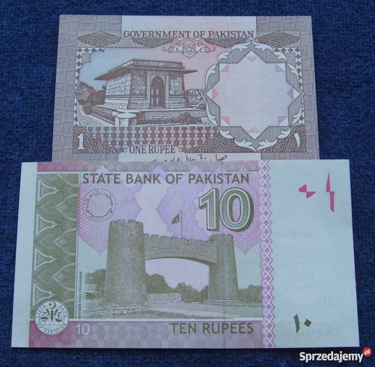 PAKISTAN Kolekcjonerskie Banknoty Zestaw 2 śląskie Katowice