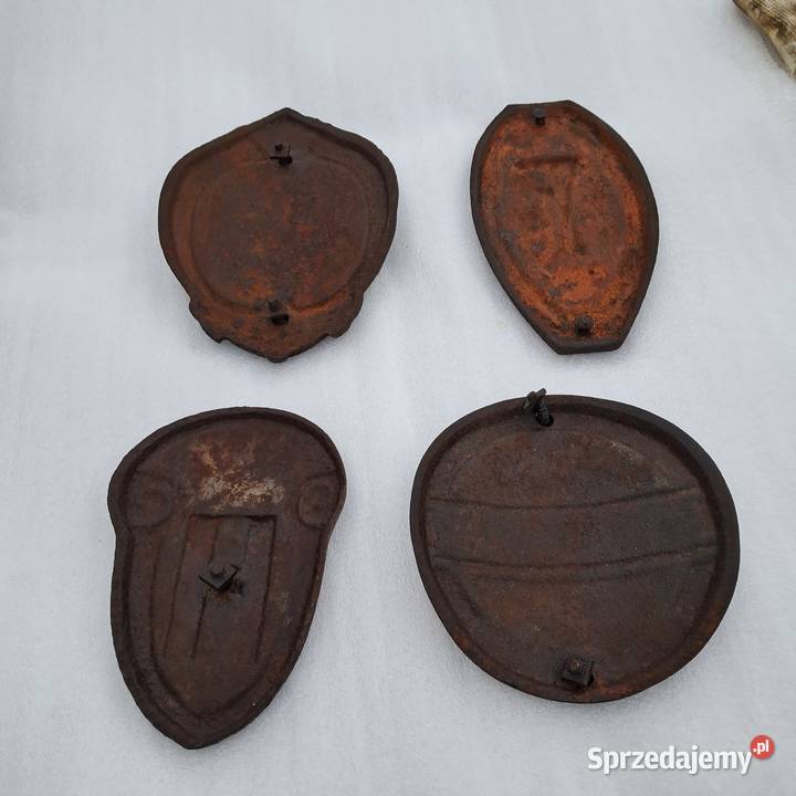 Stare emblematy piecy Oleśnica sprzedam