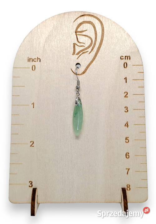 Kolczyki z AWENTURYNU awenturyn sopelki 1263 Warszawa