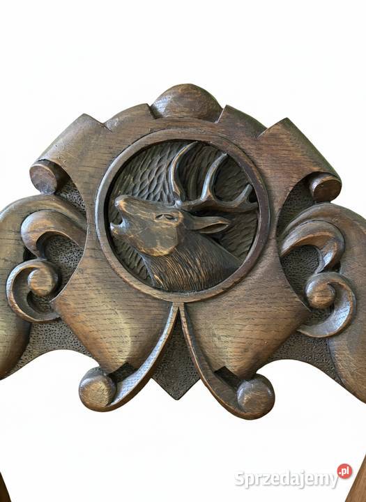 Krzesła w stylu myśliwskim Proszowice