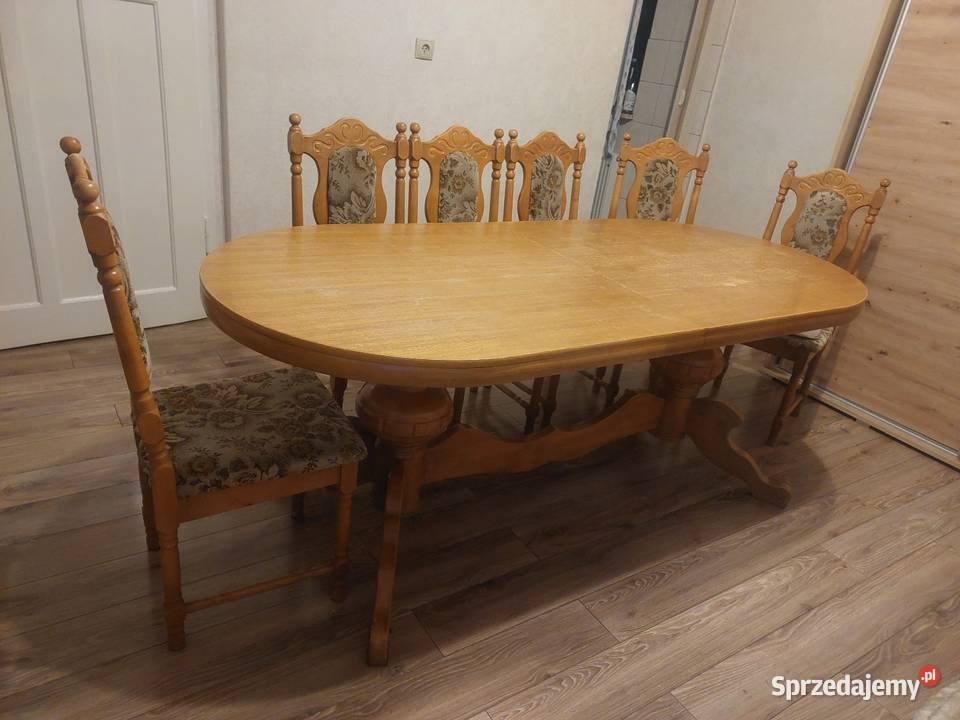 Stół z krzesłami Stoły z krzesłami Meble Wodzisław Śląski sprzedam