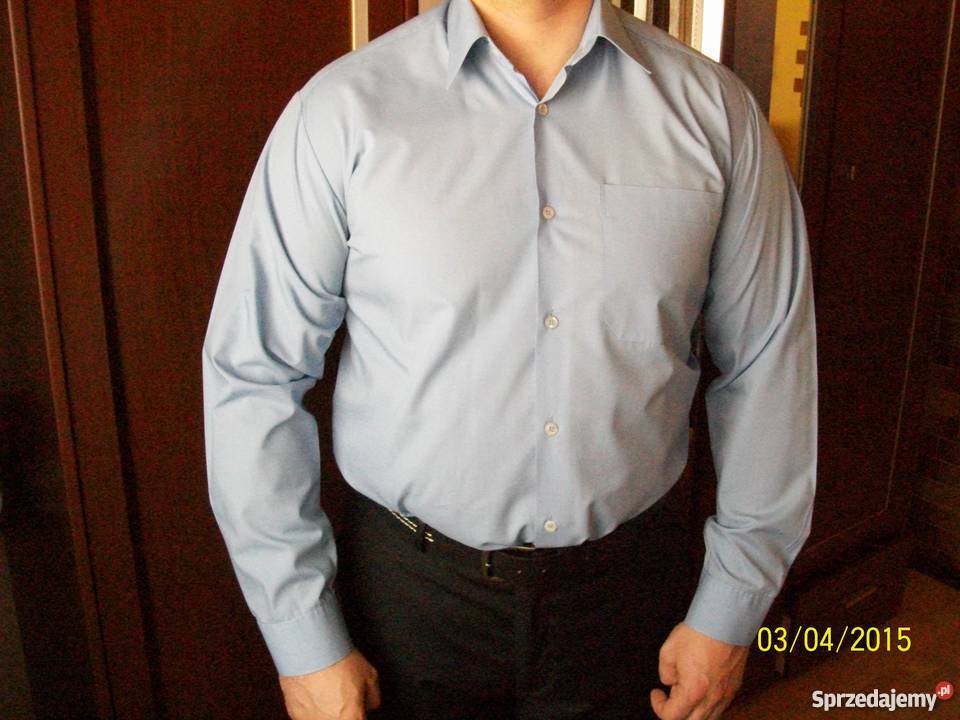 M bordowa koszula wizytowa kołnierzyk 3940 śląskie Żory