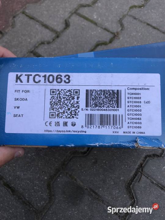 Kompletny zestaw rozrządu Seat Ibiza 12 benzyna Warszawa