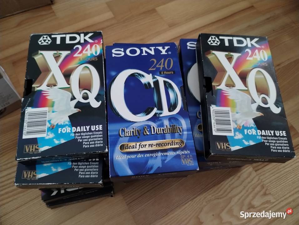 Kasety magnetowidowe VHS nagrane pakiet 149