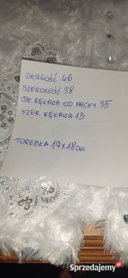Bolerko komunijne 140146 z torebką sprzedam