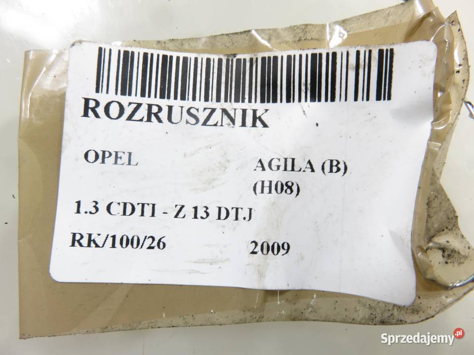 ROZRUSZNIK OPEL AGILA B H08 13 CDTI Z 13 DTJ małopolskie