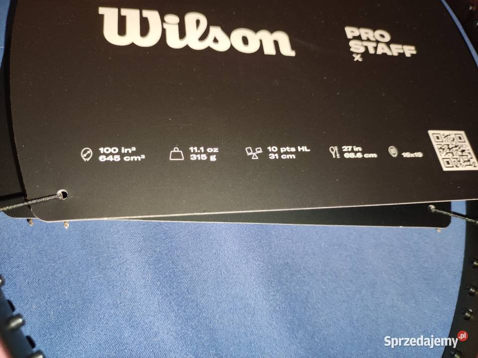 Rakieta tenisowa Wilson Pro Staff X 100315g dolnośląskie Wrocław sprzedam