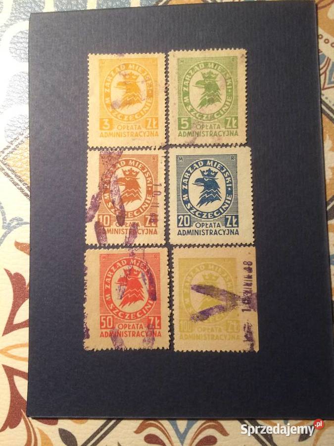 1143 Znaczki administracyjne Szczecin