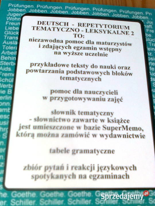 DeutschRepetytorium tematleksykalne 2Ewa Rostek Książki do nauki języka obcego Warszawa sprzedam