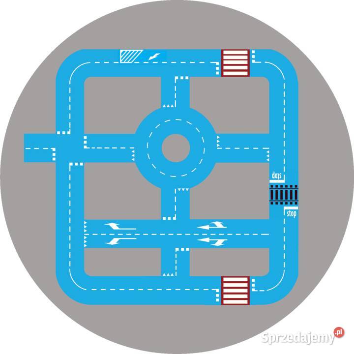 Miasteczko rowerowe nietypowe 07 22x22m Strefy Lublin