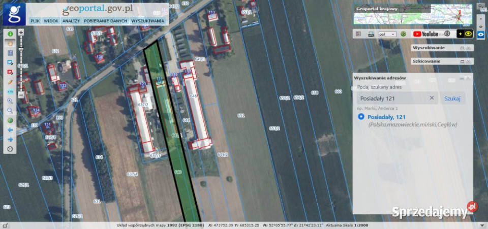 Działka inwestycyjna na sprzedaż Magazyn hala 16400m2 Lokale użytkowe Posiadały sprzedam