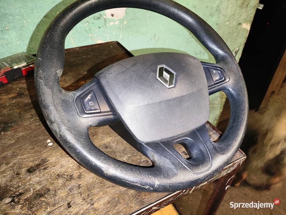 Kierownica skórzana poduszka Renault Megane III