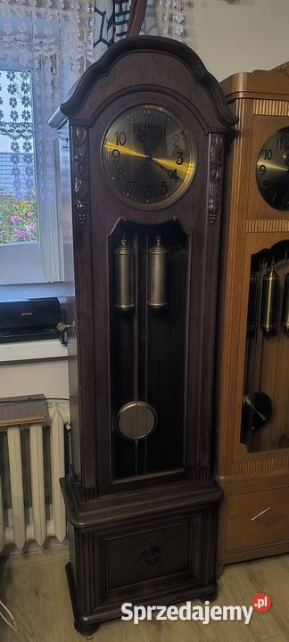 Zegar stojący LFS śliczna ciemna ośmiostrunowa małopolskie Kwaczała