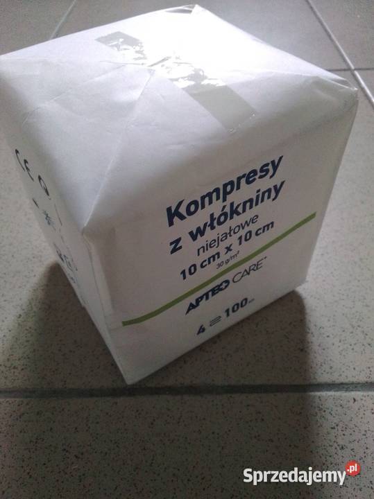 Kompresy niejałowe z włókniny 10x10 wielkopolskie Tarnowo Podgórne