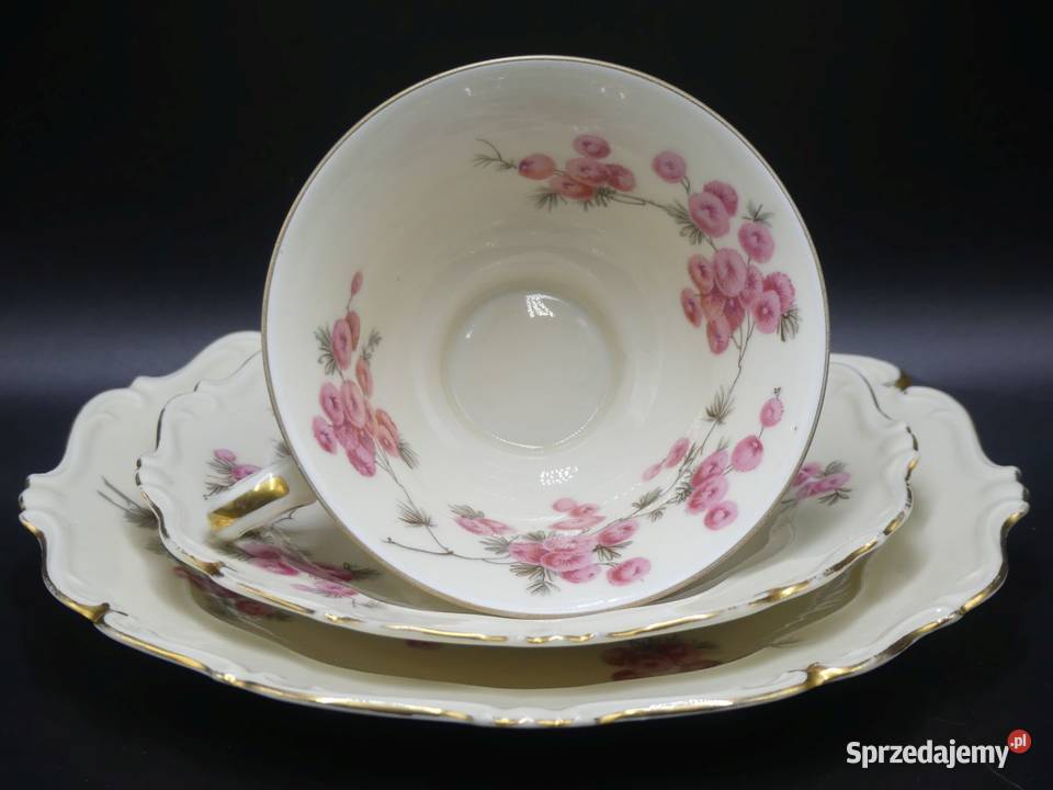 Komplet śniadaniowy Sorau Żary czerwone Mimozy Poznań