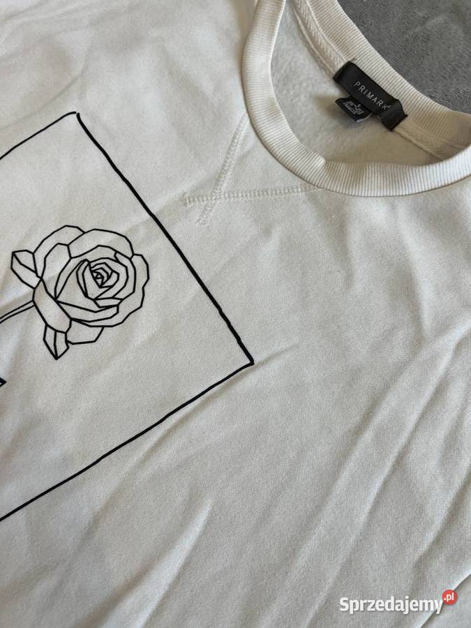 Bluza bez kaptura biała kremowa biały Jasło sprzedam