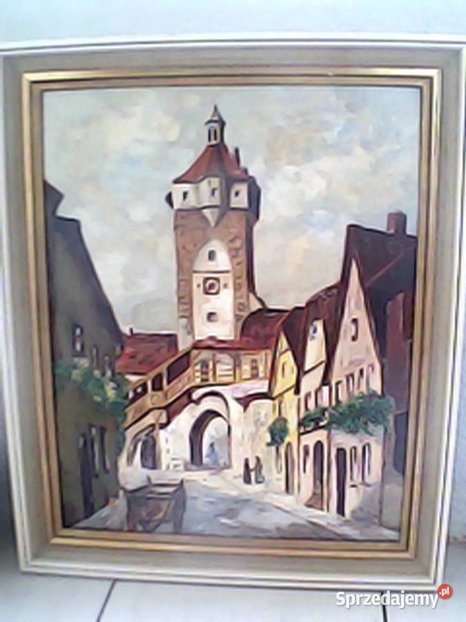 Obraz olejny na płycie Brama Klingentor w mazowieckie Warszawa