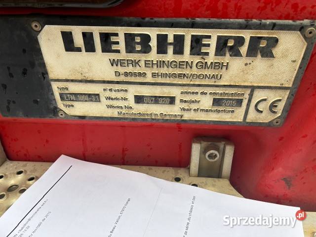 ŻURAW SAMOJEZDNY Liebherr LTM 106031 DźWIG wielkopolskie Poznań
