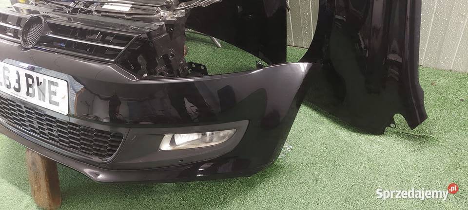 ZDERZAK PRZÓD GRILL VW POLO 6R 0915 LAK LC9X Zderzaki Międzychód