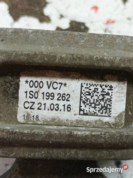 PODUSZKA SILNIKA 1S0199262 10 MPI Skoda Citigo I Rok produkcji 2016