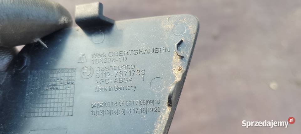 BMW F20 F21 LIFT 1519 ZAŚLEPKA HAKA HAK ZDERZAK Karoseria Ruda Śląska