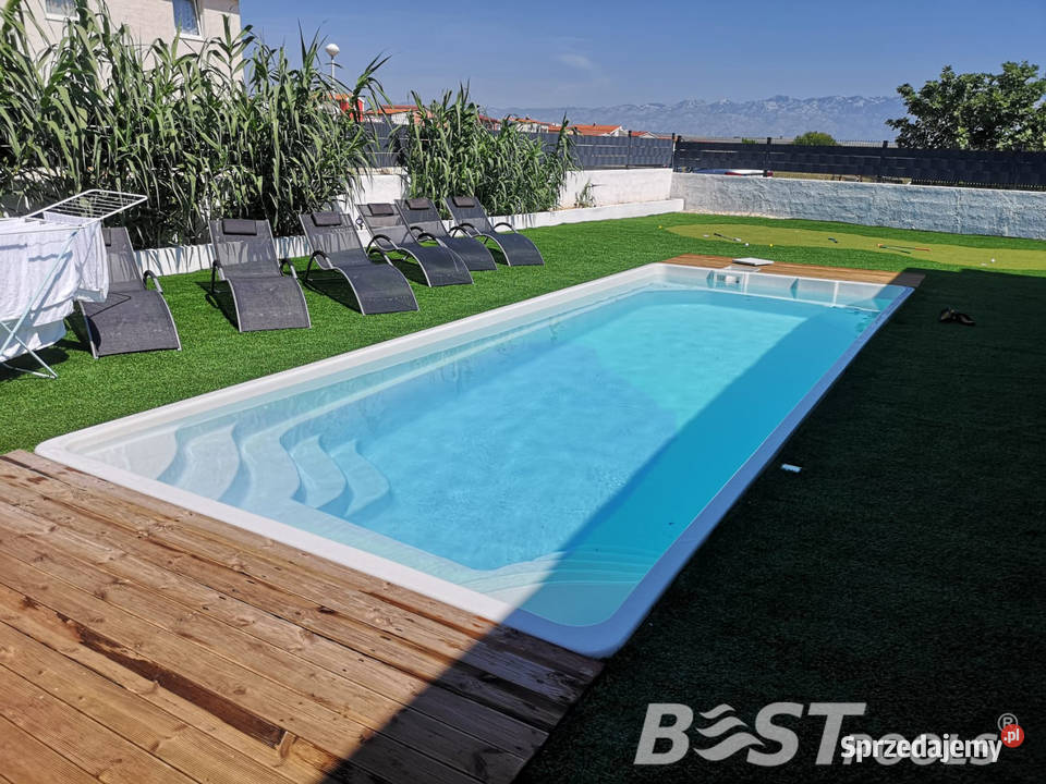 Basen poliestrowy TUNIS 65x32x155m marki Bodzentyn